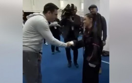 Erməni spiker iştirakçımıza uğurlar arzuladı 