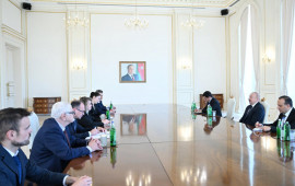 İlham Əliyev Nataliya Kiselovanı qəbul edib  FOTO