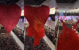 Bakıda &ldquo;şar yağışı&rdquo; izdiham yaratdı 