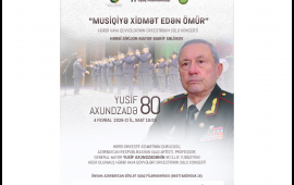 Xalq artisti Yusif Axundzadənin 80 illik yubileyi Azərbaycan D&ouml;vlət Uşaq Filarmoniyasında qeyd olunacaq