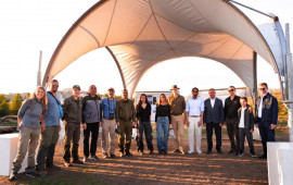 Leyla Əliyeva və Arzu Əliyeva Qax rayonunda AxarBaxar Milli Parkının açılış mərasimində iştirak ediblər