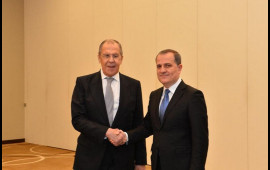 Moskvada Ceyhun Bayramov və Lavrov arasında görüş başlayıb