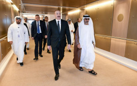 Prezident İlham Əliyevin Birləşmiş Ərəb Əmirliklərinə səfəri başa &ccedil;atıb  FOTO