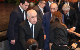 Vida mərasiminə Əli Əsədov da qatıldı 