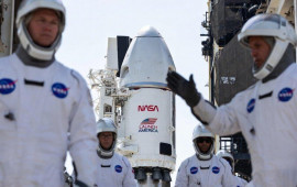 NASA Aya g&ouml;ndəriləcək pilotlu kosmik gəminin hazırlığının ilk mərhələsini yekunlaşdırıb