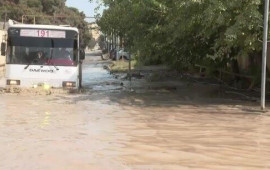 Sabunçuda yağışın yaratdığı acınacaqlı vəziyyət 