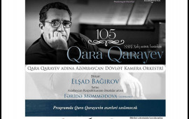 Qara Qarayevin 105 illiyinə həsr olunmuş konsert təşkil ediləcək