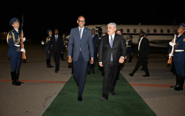 Ruanda Prezidenti Azərbaycana rəsmi səfərə gəlib