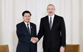 Prezident: Azərbaycan Laos ilə əməkdaşlığın yeni məzmunla zənginləşməsinə xüsusi önəm verir