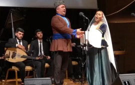 "Teatrın tarixi simaları" layihəsi çərçivəsində Hüseynqulu Sarabskinin xatirəsinə həsr olunmuş gecə keçirilib  FOTO