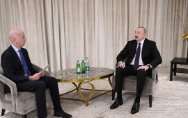 İlham Əliyev M&uuml;nxendə &ldquo;France 24&rdquo; telekanalına m&uuml;sahibə verib