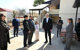 İlham Əliyevin Xocavənd sakinləri ilə səmimi s&ouml;hbəti