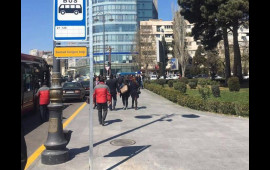 "Şamaxinka"da avtobus dayanacağı problemi nə vaxt həll olunacaq?  AYNAdan AÇIQLAMA
