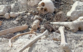 Ağdamda insan skeletinin qalıqları tapıldı