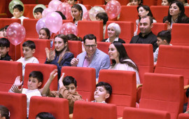 Gəncə D&ouml;vlət Milli Dram Teatrında &ldquo;İsi və Piti&rdquo; animasiya serialının premyerası olub 