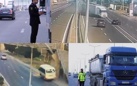 Yuxusuz sürücülərin törətdikləri ağır qəzaların ANBAAN VİDEOsu