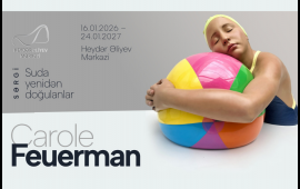 Heydər Əliyev Mərkəzi amerikalı heykəltaraşın sərgisinə hazırlaşır