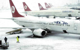 İstanbul aeroportlarında 124 reys ləğv edildi