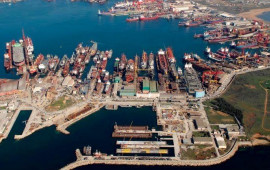 Türkiyənin Tuzla limanı 2 milyon tondan çox yük qəbul edib
