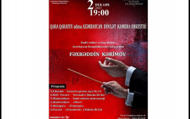 Qara Qarayev adına Dövlət Kamera orkestrinin konserti keçiriləcək