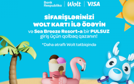 Bank Respublika, VISA və Woltdan yay günləri üçün yeni kampaniya!
