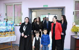 Leyla Əliyeva Tiranada &ldquo;Hannah və Rosafa&rdquo; uşaq evini və "Mother Teresa" Universitet Xəstəxana Mərkəzini ziyarət edib 