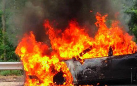 Abşeronda "Hyundai”, Bakıda “Honda” yandı