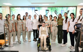 Yeni Klinikada Yeni Robotik Reabilitasiya və Sümük İliyi Transplantasiyası mərkəzlərinin açılış mərasimi olub 