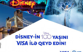ABBnin Visa premial kartları ilə övladlarınızı Disneyləndə səyahətə aparın!