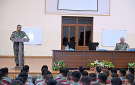 Zakir Həsənov Komandonun şəxsi heyyətinə tapşırıqlar verdi  FOTO