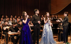 Üzeyir Hacıbəylinin 140 illiyinə həsr olunan "Səhnə bizimdir" adlı konsert proqramı keçirilib – FOTO