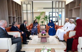 Leyla Əliyeva Maskatda Omanın Ki&ccedil;ik və Orta M&uuml;əssisələrin İnkişafı Qurumunun sədri ilə g&ouml;r&uuml;ş&uuml;b  FOTO