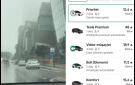 “Bolt” biznes taksiləri bloklayır – Aeroporta 50 manatlıq “Tesla” oyunu nədir?  ŞİKAYƏT