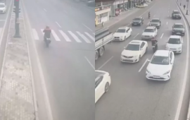 Motosikletlə "avtoş"luq edən həbs olundu 