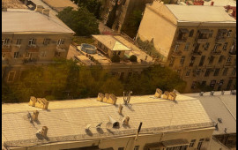 Binanın damında hovuz tikdi  Bakıda qeyriadi hadisə 