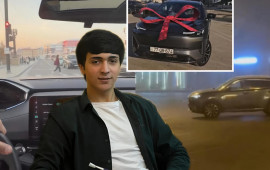 Gəncədə "Bor&ccedil;alı Nadir"in oğlu at oynadır 