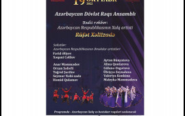 Filarmoniyada Azərbaycan Dövlət Rəqs Ansamblının konserti keçiriləcək