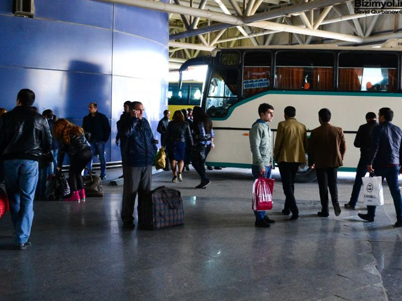 Bayram günlərində paytaxtdan bölgələrə 130 000ə yaxın sərnişin daşınıb