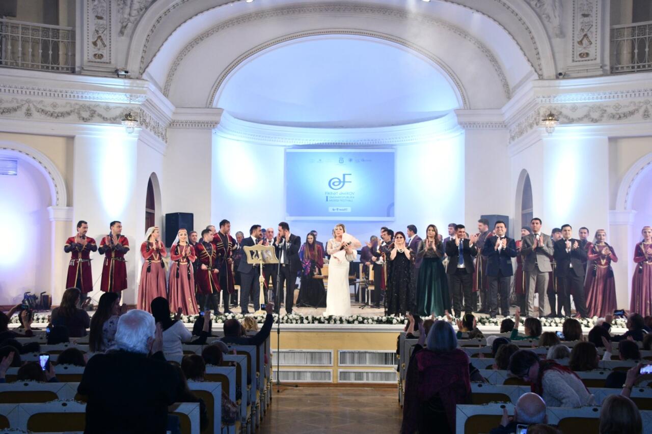 Fikrət Əmirov I Ümumrespublika Musiqi Festivalının açılış konserti keçirilib 