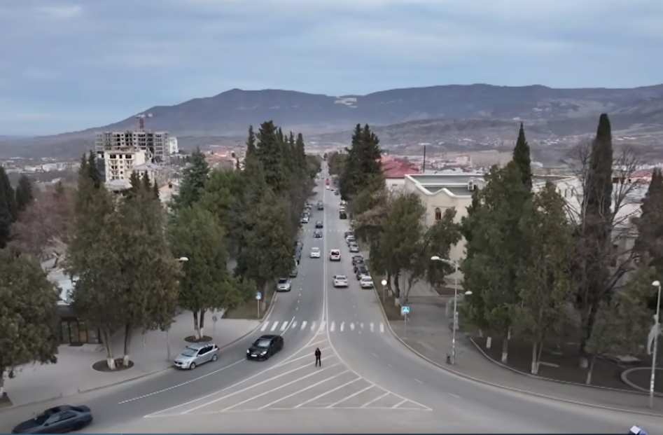 Axşam saatlarında Xankəndidə həyat 