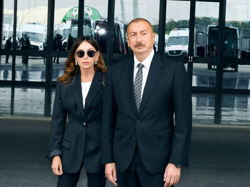 Prezident İlham Əliyev və birinci xanım Mehriban Əliyeva Gəncə şəhərində olublar