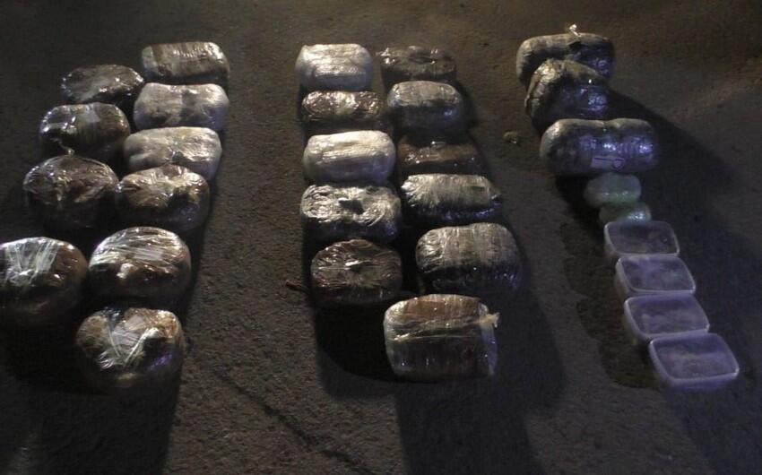 Yardımlıda İran vətəndaşları saxlanılıb, onlardan 36 kq narkotik vasitə götürülüb