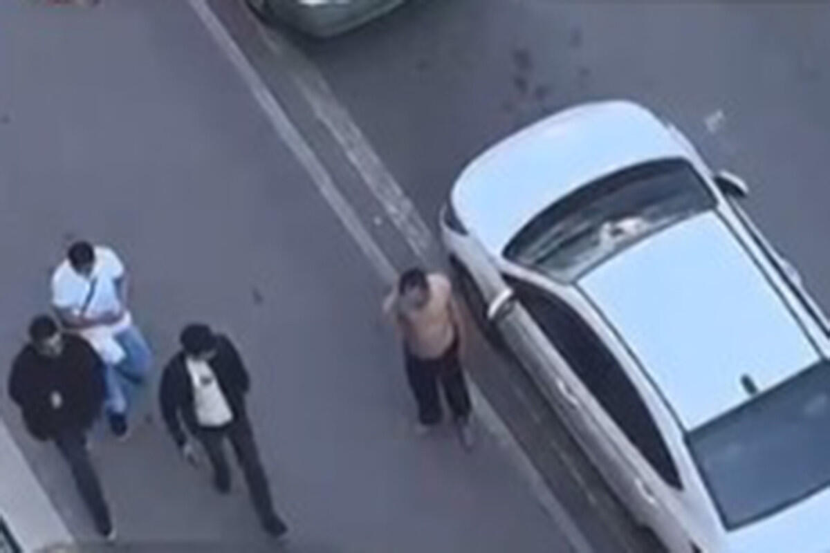 Bakıda küçədə qeyriadekvat hərəkət edən yarıçılapaq şəxs saxlanıldı