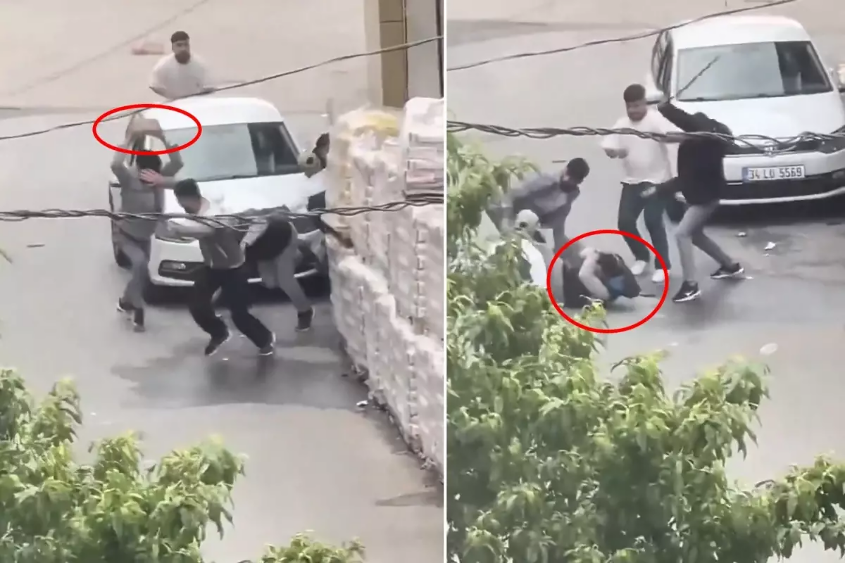 Küçənin ortasında dava  Gənci daş və dəyənəklərlə döydülər