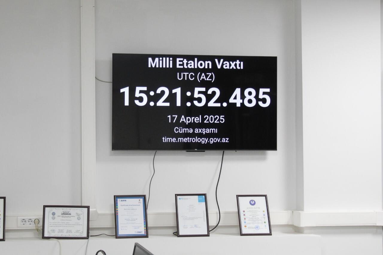 Milli Etalon Vaxtının yaradılması istiqamətində Azərbaycan Metrologiya İnstitutu tərəfindən mühüm addımlar atılıb  FOTO