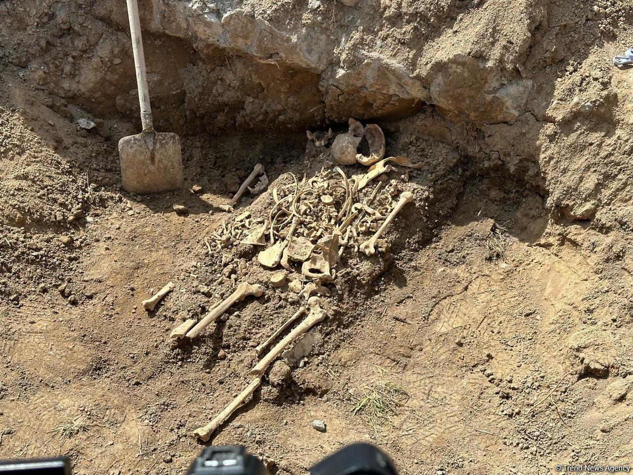 Ağdamda insan skeletinin qalıqları aşkarlandı