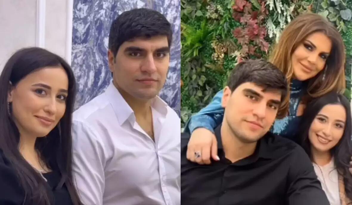 Xatun oğlunun ailəsini paylaşdı 
