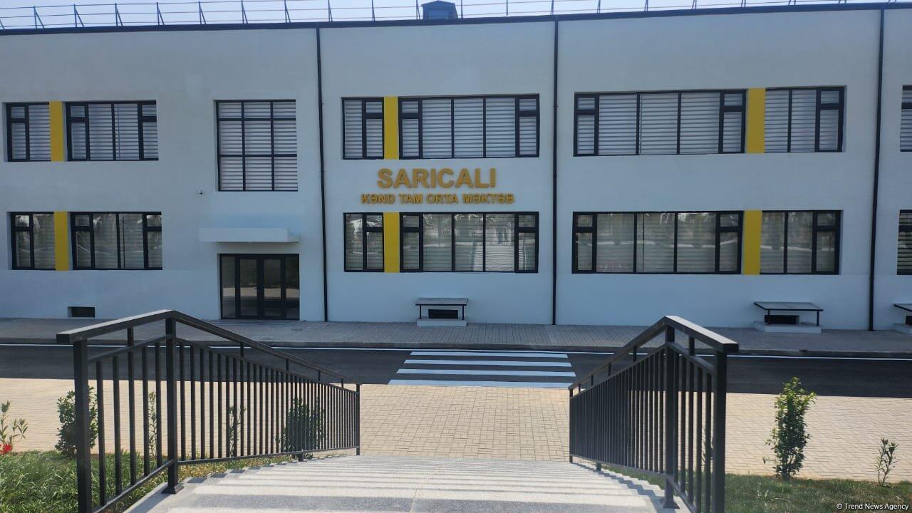 Sarıcalı kənd tam orta məktəbində 360 şagird təhsil ala biləcək 