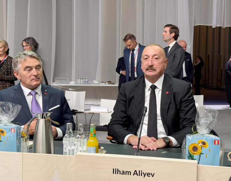 Prezident “Avropa Siyasi Birliyi”nin 7ci Zirvə toplantısının açılış plenar sessiyasında iştirak edib  FOTO