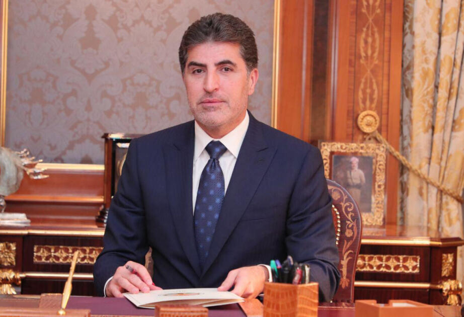 Neçirvan Bərzani İlham Əliyevi təbrik edib
